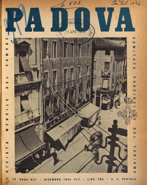 Padova rivista mensile dell'attivita municipale e cittadina