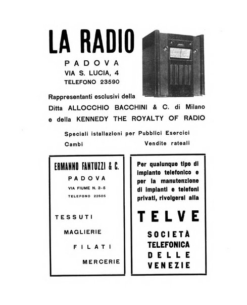 Padova rivista mensile dell'attivita municipale e cittadina