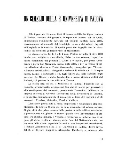 Padova rivista mensile dell'attivita municipale e cittadina