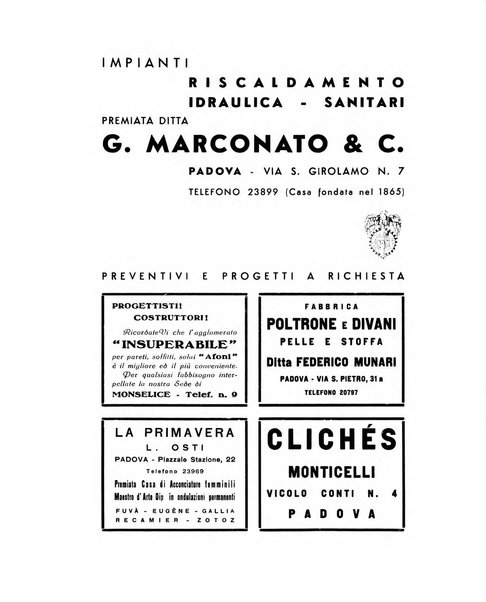 Padova rivista mensile dell'attivita municipale e cittadina