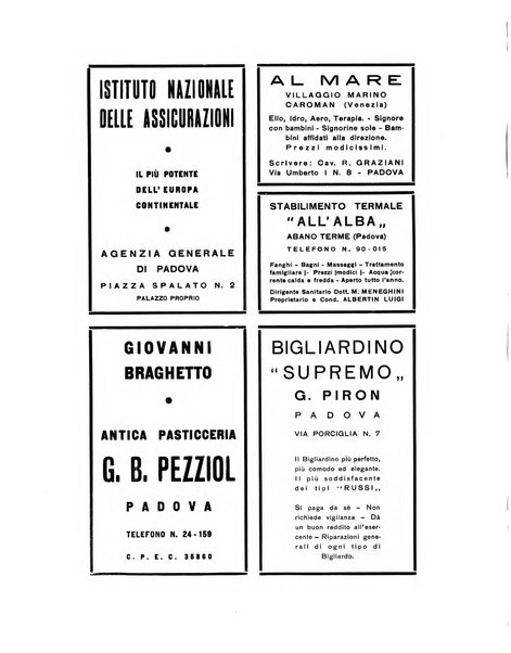 Padova rivista mensile dell'attivita municipale e cittadina