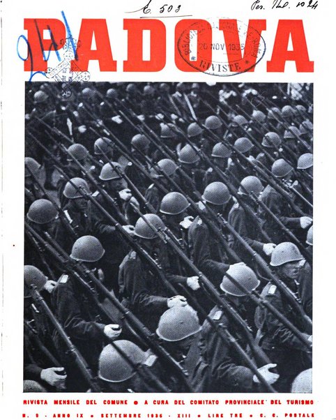 Padova rivista mensile dell'attivita municipale e cittadina