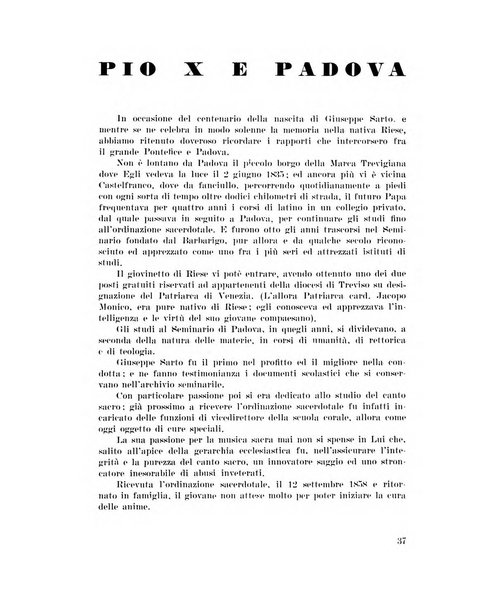 Padova rivista mensile dell'attivita municipale e cittadina