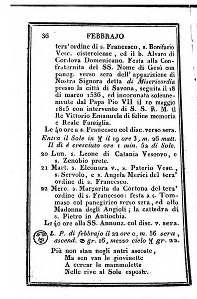 Il Palmaverde almanacco piemontese