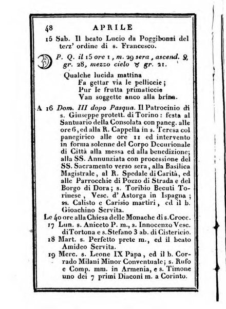 Il Palmaverde almanacco piemontese