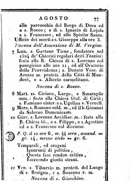 Il Palmaverde almanacco piemontese