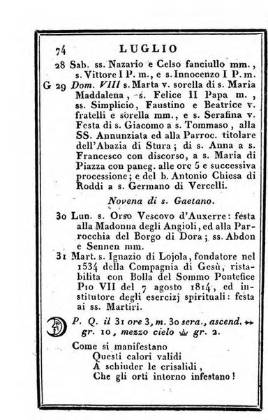 Il Palmaverde almanacco piemontese