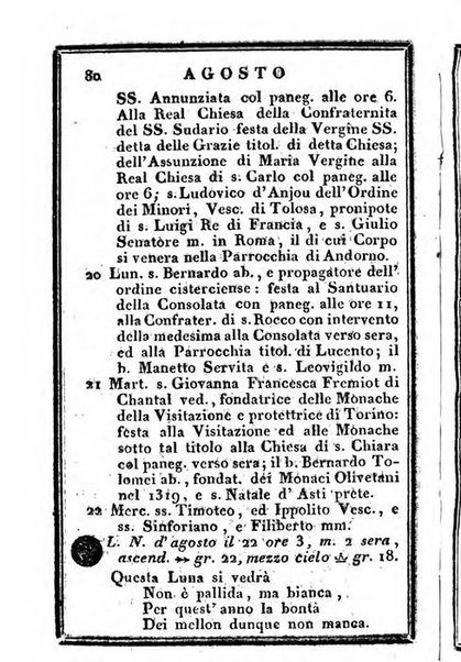 Il Palmaverde almanacco piemontese