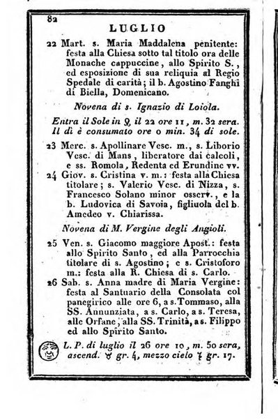 Il Palmaverde almanacco piemontese