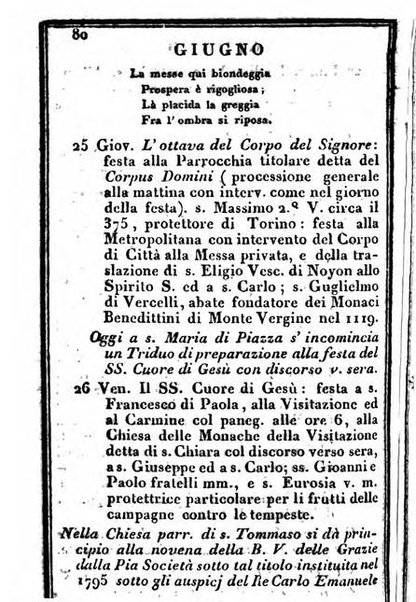 Il Palmaverde almanacco piemontese