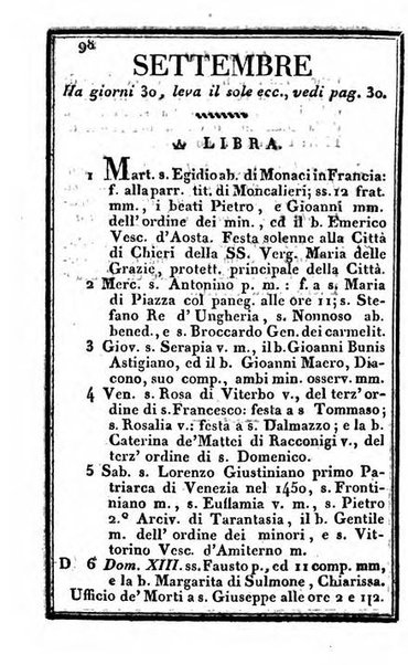 Il Palmaverde almanacco piemontese