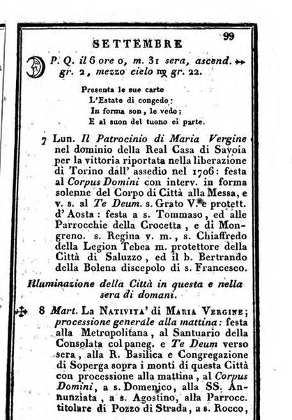 Il Palmaverde almanacco piemontese