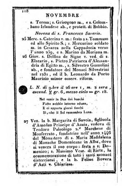 Il Palmaverde almanacco piemontese