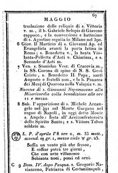 Il Palmaverde almanacco piemontese