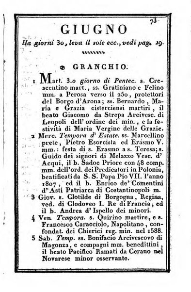 Il Palmaverde almanacco piemontese