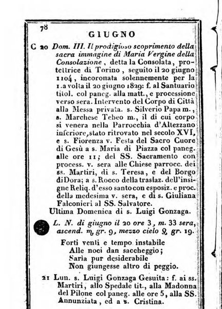 Il Palmaverde almanacco piemontese