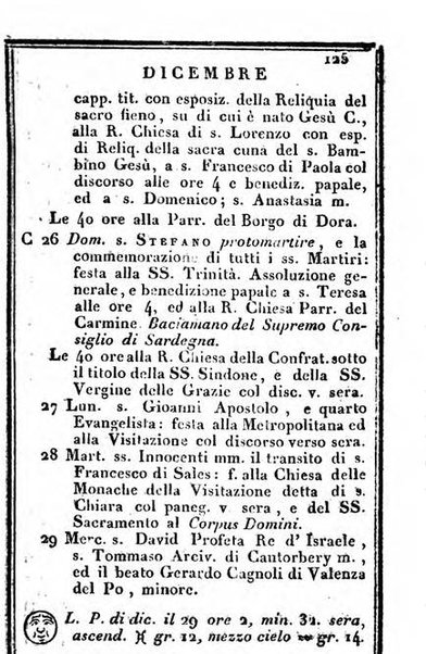 Il Palmaverde almanacco piemontese