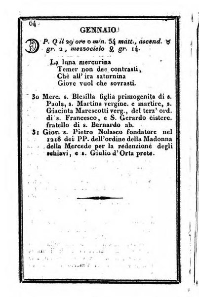 Il Palmaverde almanacco piemontese