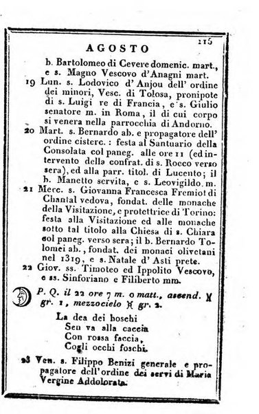 Il Palmaverde almanacco piemontese