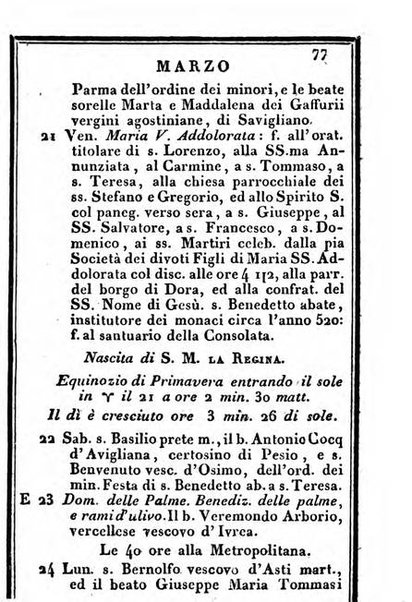 Il Palmaverde almanacco piemontese