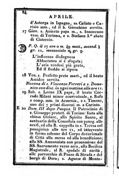 Il Palmaverde almanacco piemontese