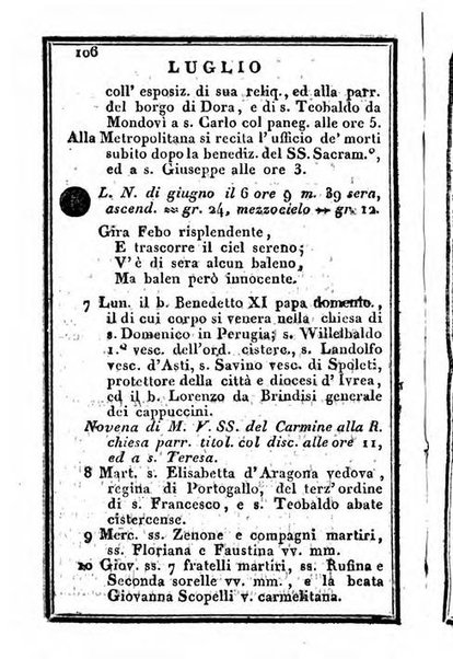 Il Palmaverde almanacco piemontese