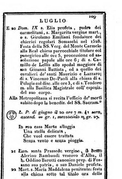 Il Palmaverde almanacco piemontese