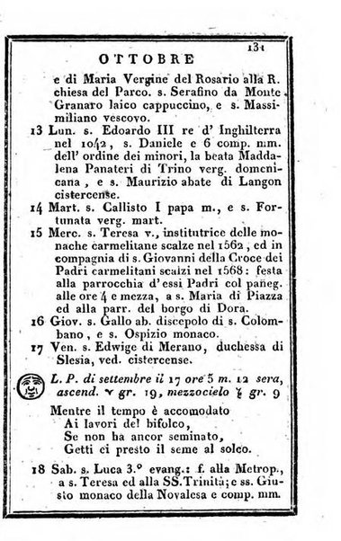 Il Palmaverde almanacco piemontese