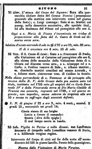 Il Palmaverde almanacco piemontese