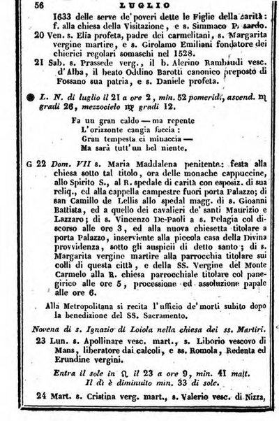 Il Palmaverde almanacco piemontese