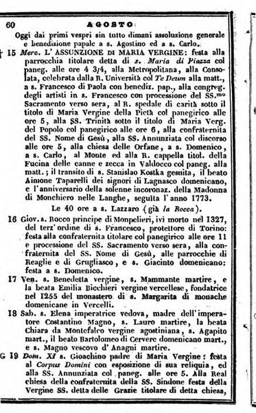 Il Palmaverde almanacco piemontese