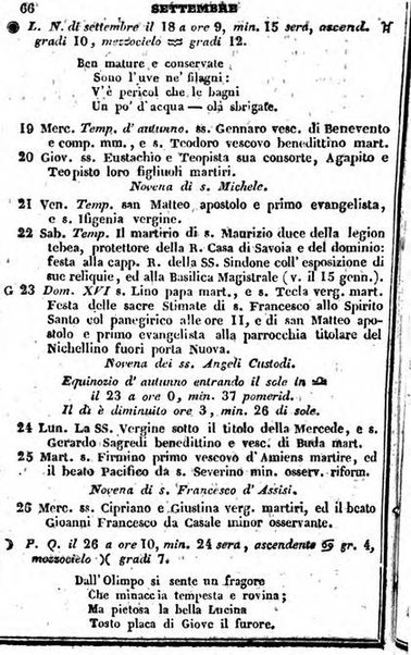 Il Palmaverde almanacco piemontese