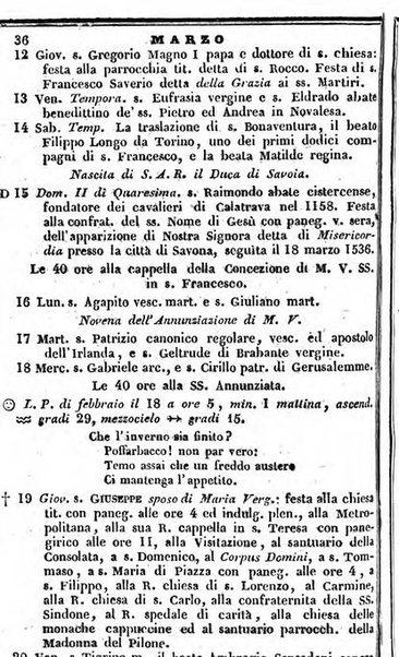 Il Palmaverde almanacco piemontese