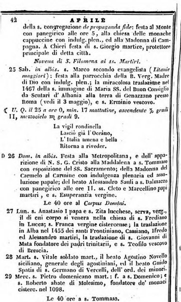 Il Palmaverde almanacco piemontese