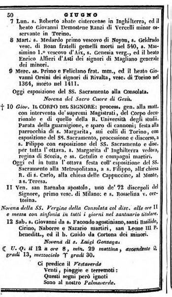 Il Palmaverde almanacco piemontese