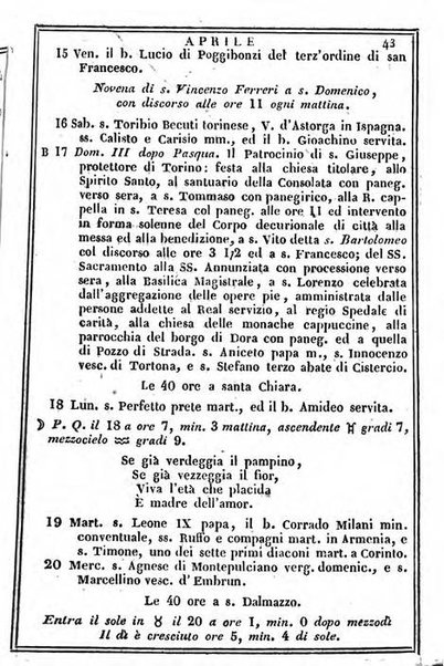 Il Palmaverde almanacco piemontese