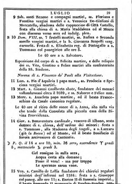 Il Palmaverde almanacco piemontese