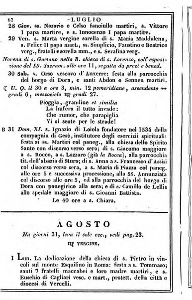 Il Palmaverde almanacco piemontese