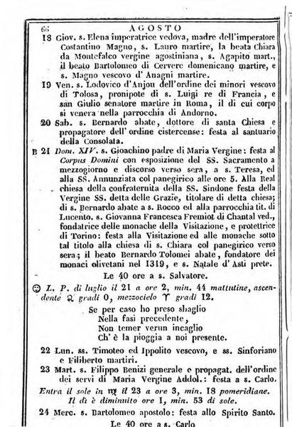 Il Palmaverde almanacco piemontese