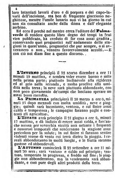 Il Palmaverde almanacco piemontese