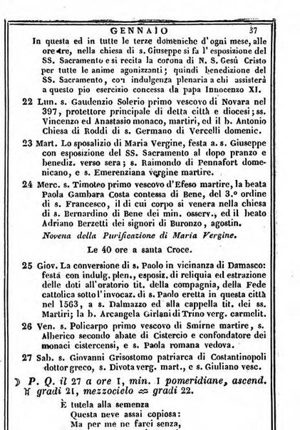 Il Palmaverde almanacco piemontese