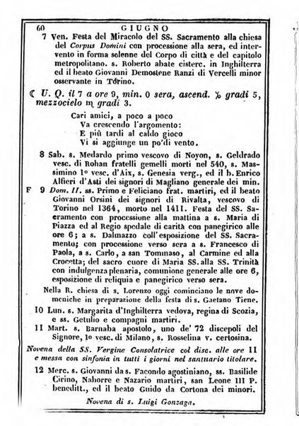 Il Palmaverde almanacco piemontese