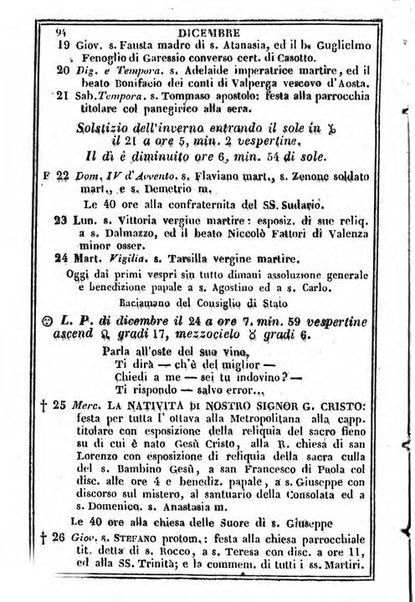 Il Palmaverde almanacco piemontese