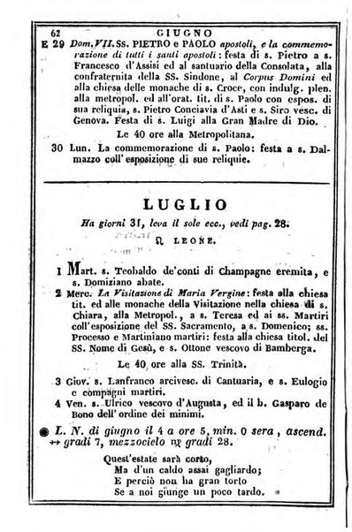 Il Palmaverde almanacco piemontese