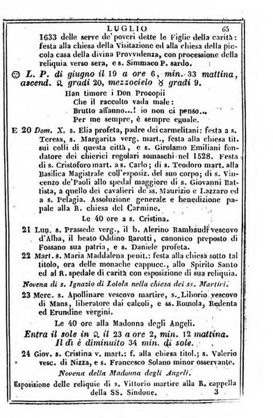 Il Palmaverde almanacco piemontese