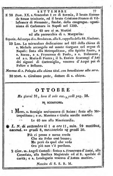 Il Palmaverde almanacco piemontese