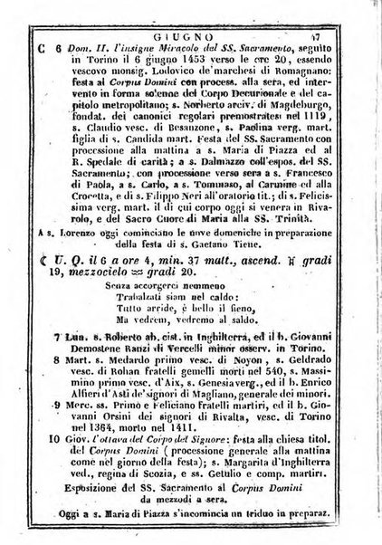 Il Palmaverde almanacco piemontese