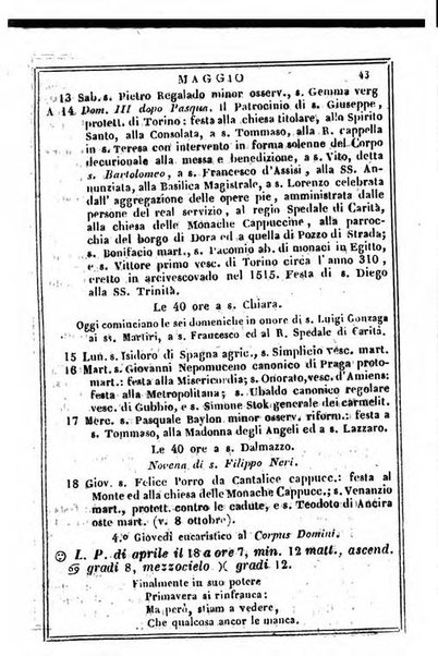 Il Palmaverde almanacco piemontese