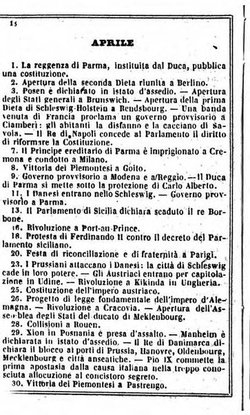 Il Palmaverde almanacco piemontese