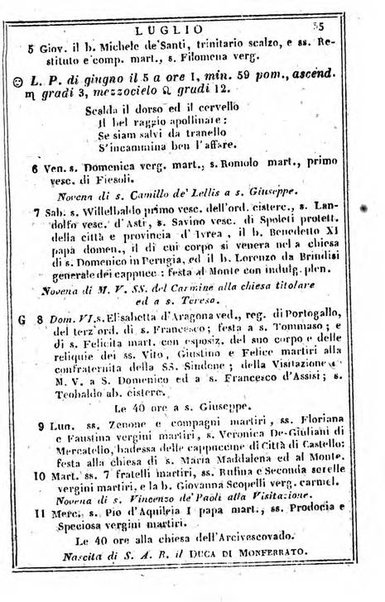 Il Palmaverde almanacco piemontese